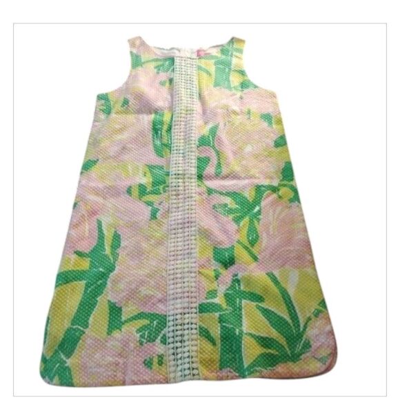 Lilly Pulitzer by Target Kids Casual Dress - Green and Yellow - Picture 1 of 6